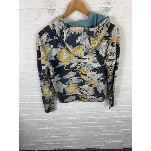 Vintage Lucky Brand Women's Full Zip Hoodie Long Sleeve Size Small - Picture 3 of 4